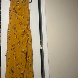 FLASH SALE!!! Reformation Yellow Floral Maxi Dress